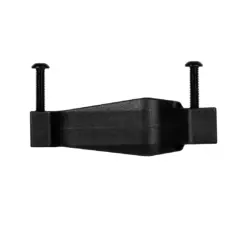 KEY-711A polymer AR-15 trigger guard with two mounting screws, product view