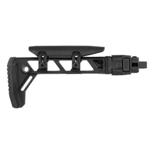 NEXUS-AK polymer folding stock extended with adjustable cheek riser fitted, product view