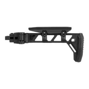 NEXUS-AK folding stock extended, opposite side showing the AK folding hinge, product view