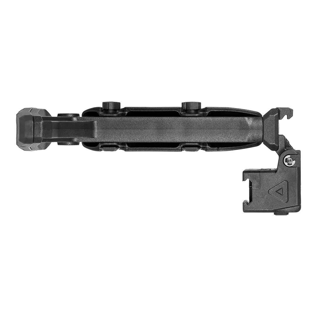 NEXUS-CP folding stock folded, opposite side view, product view
