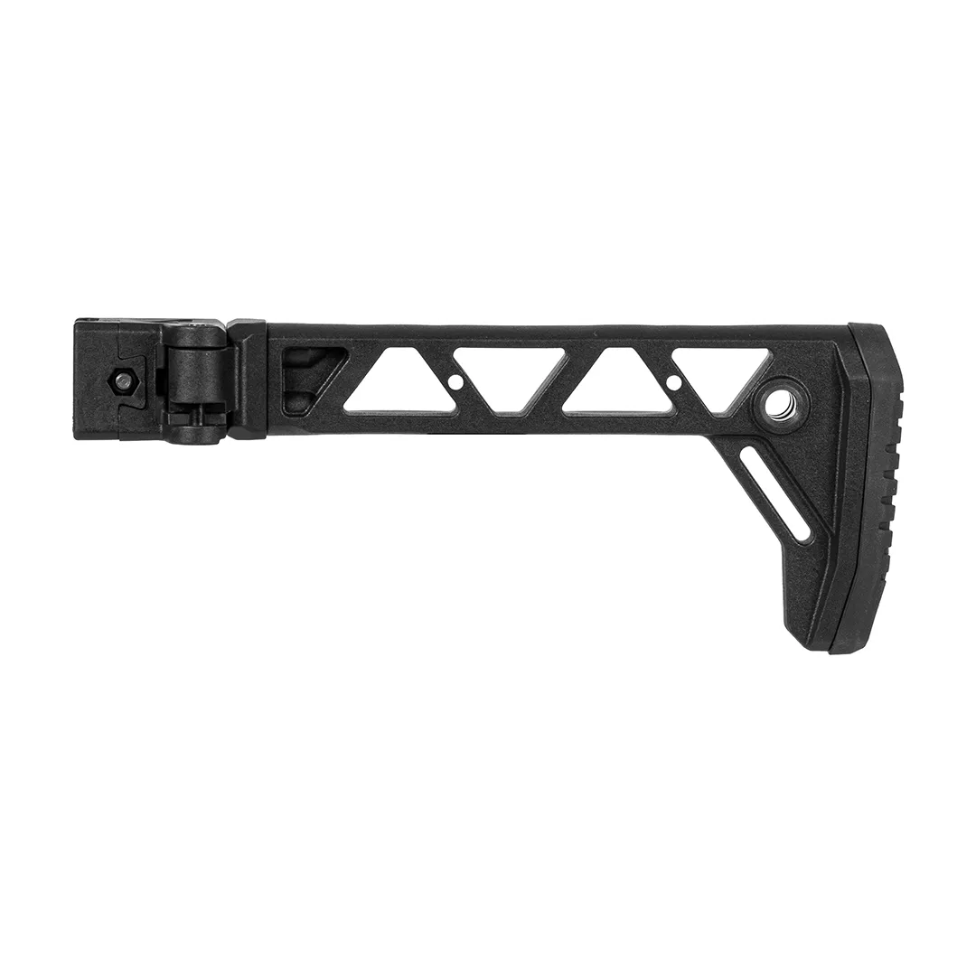 NEXUS folding stock extended, opposite side showing QD sling cup, product view