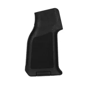 KEY-109 ergonomic polymer AR-15 pistol grip, side profile with textured panel, product view