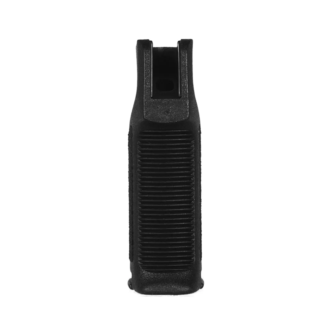KEY-109 AR-15 grip front face with vertical ribbed texturing, product view